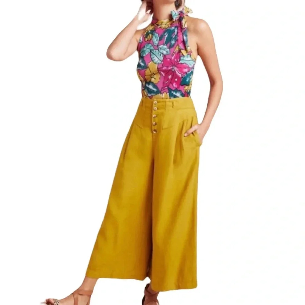 NWOT Anthropologie Maeve Glocester Floral Halter Top
Size Medium - Picture 1 of 9